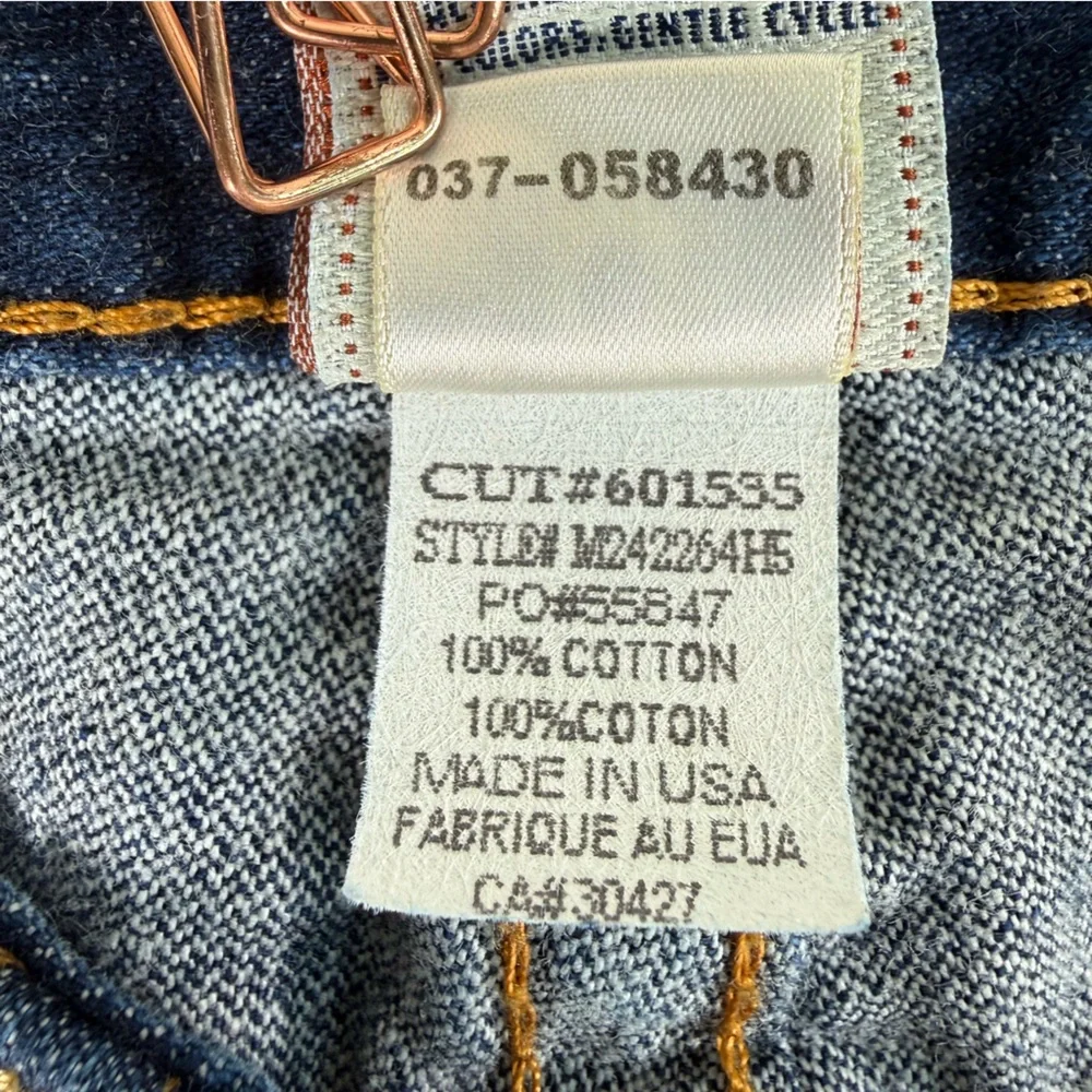 AUTHENTIC True Religion Red Painted Pockets Distressed Denim Jeans Size 36